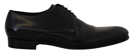 Dolce &amp; Gabbana Scarpe Derby eleganti in pelle nera