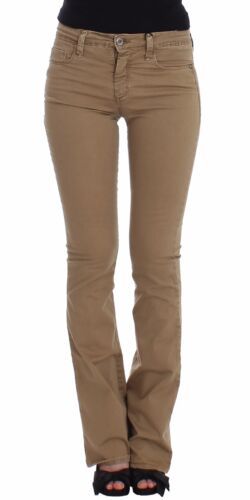 Costume National Chic Jeans moda gamba dritta beige