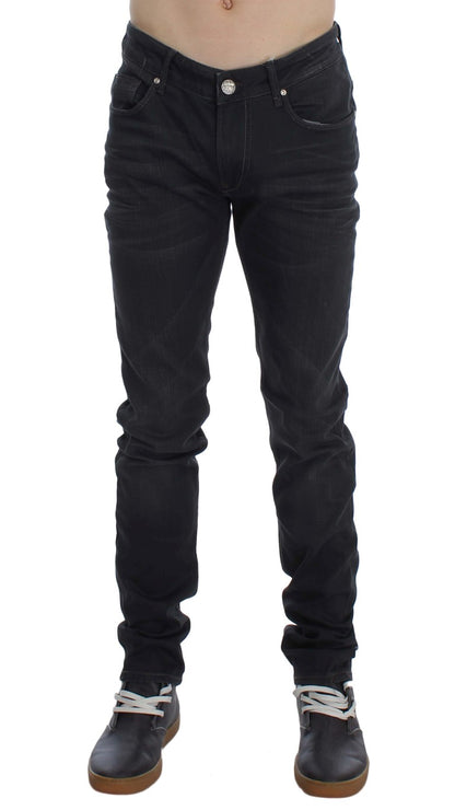 Denim premium da uomo Acht Sleek Grey Slim Fit