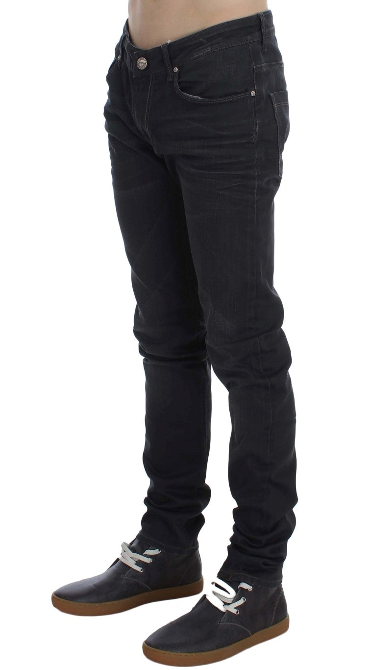 Denim premium da uomo Acht Sleek Grey Slim Fit