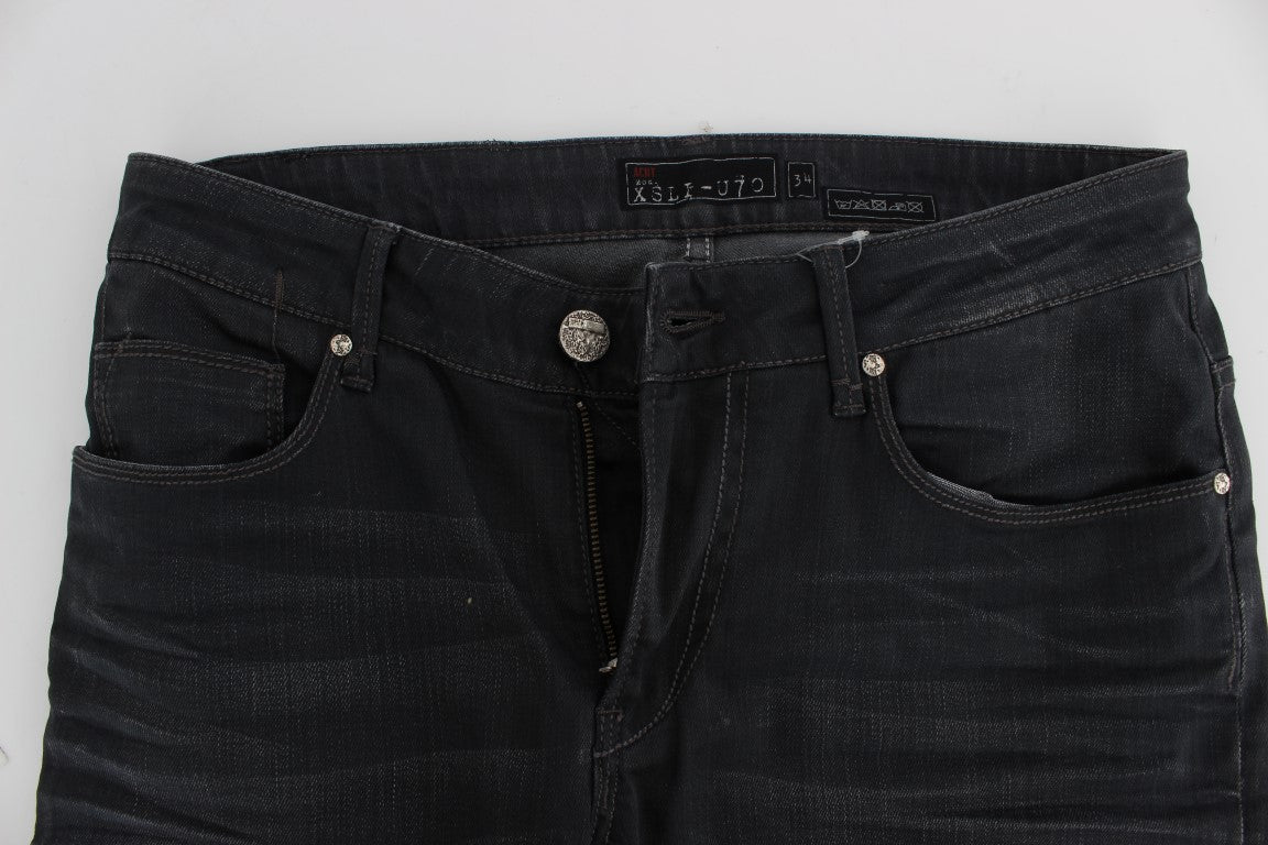 Denim premium da uomo Acht Sleek Grey Slim Fit