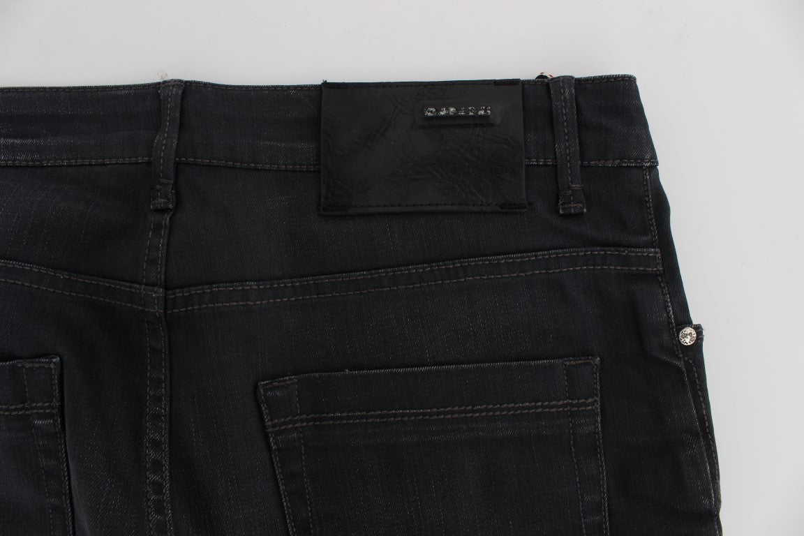 Denim premium da uomo Acht Sleek Grey Slim Fit