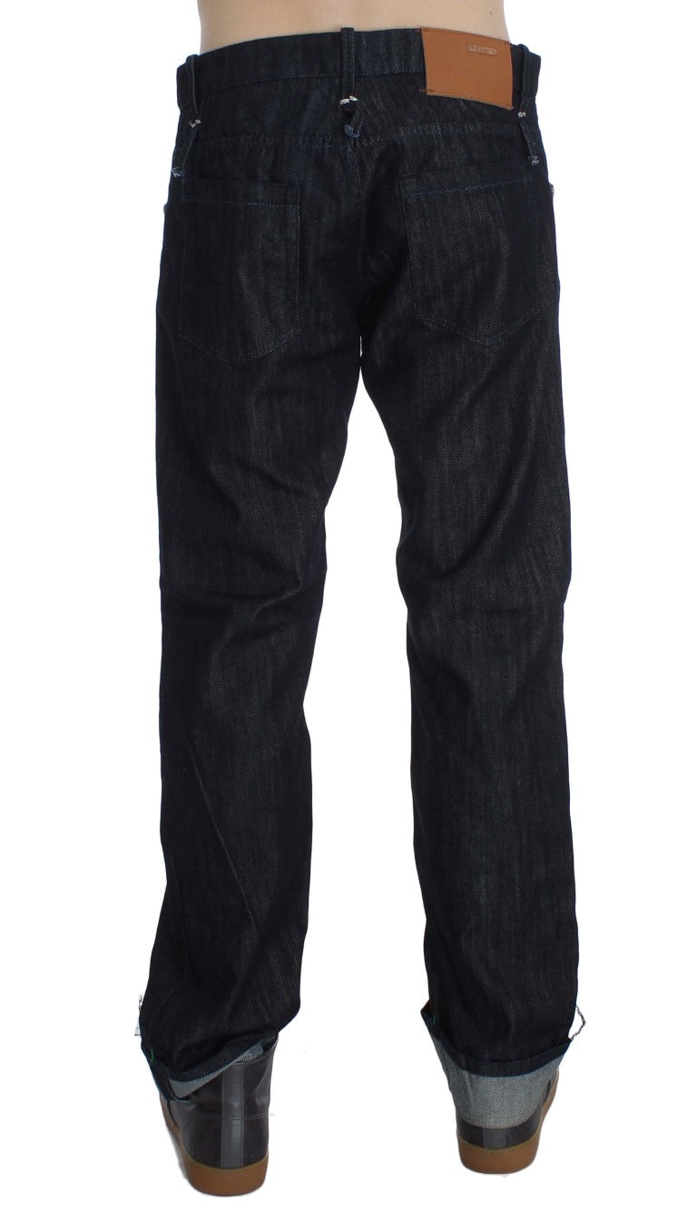 Acht Jeans da uomo blu dal taglio dritto ed elegante