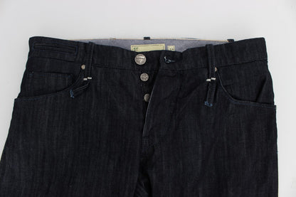 Acht Jeans da uomo blu dal taglio dritto ed elegante