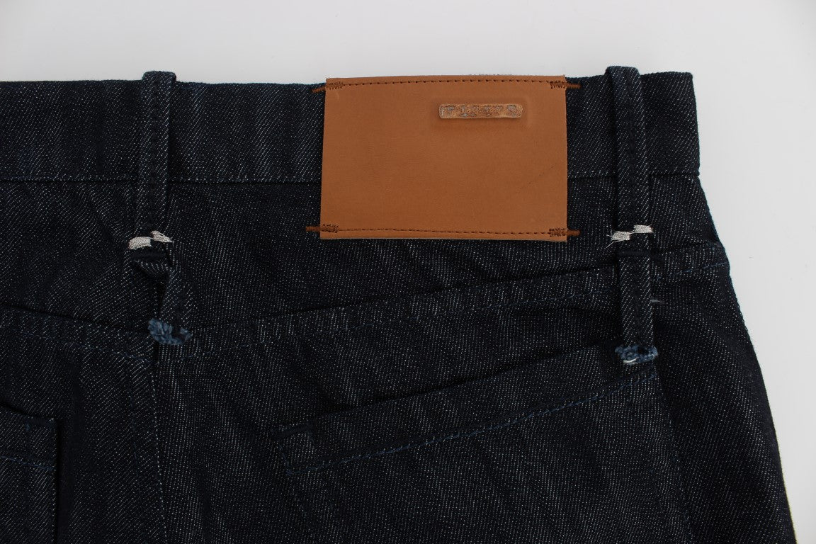 Acht Jeans da uomo blu dal taglio dritto ed elegante