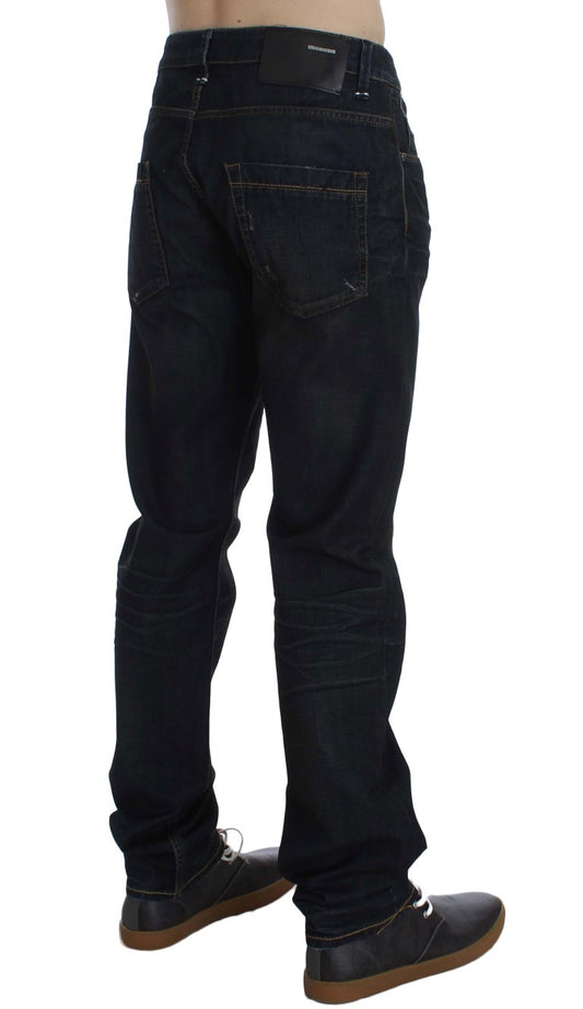 Jeans Acht eleganti dal taglio dritto blu scuro