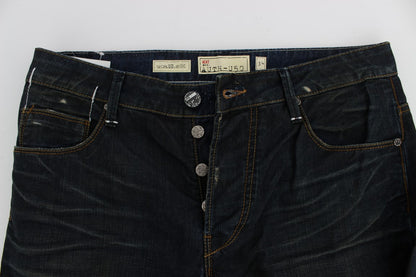 Jeans Acht eleganti dal taglio dritto blu scuro