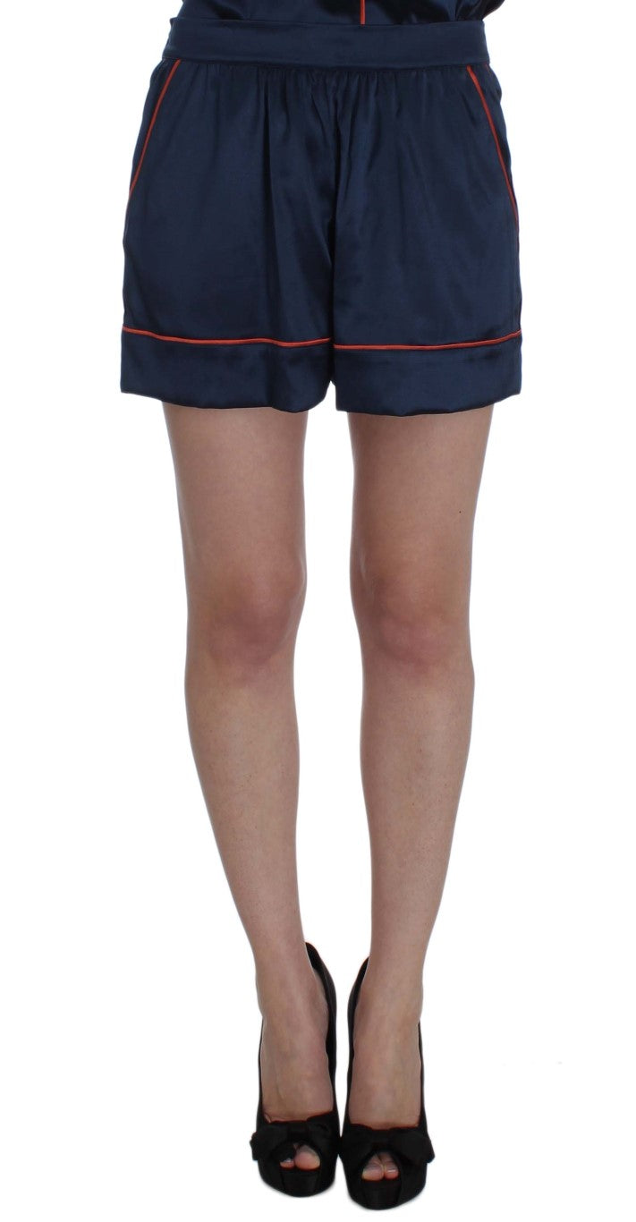 Mini shorts eleganti in seta stretch di Dolce &amp; Gabbana