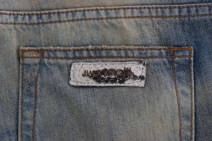 Jeans blu eleganti slim bootcut Cavalli