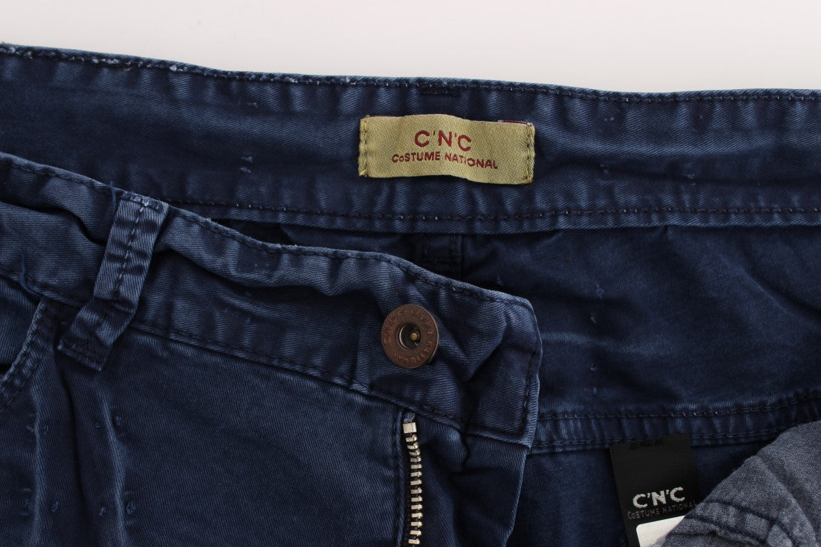 Costume National Chic Jeans denim blu vestibilità regolare