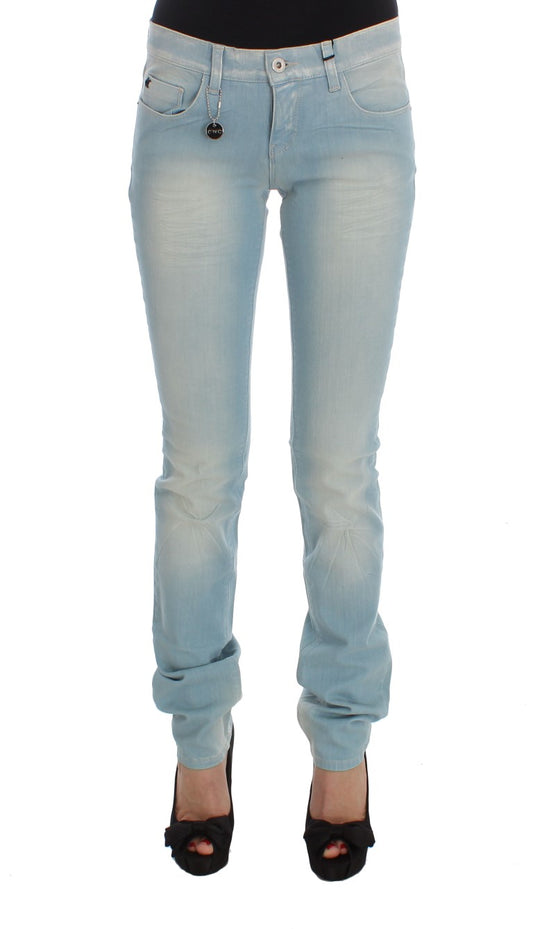 Costume National Chic Super Slim Blu Jeans