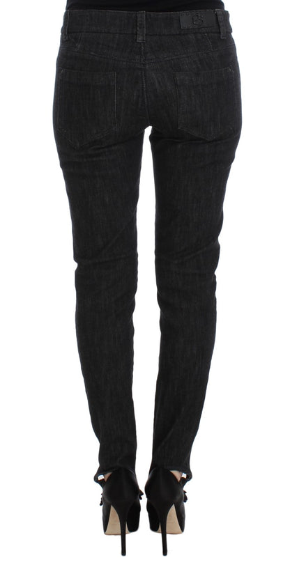 Ermanno Scervino Jeans eleganti slim fit blu