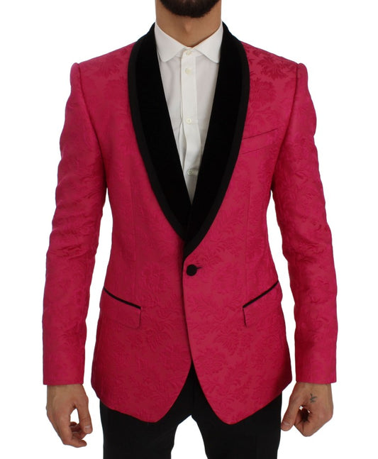 Blazer monopetto in broccato floreale di Dolce &amp; Gabbana