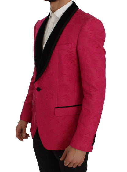 Blazer monopetto in broccato floreale di Dolce &amp; Gabbana