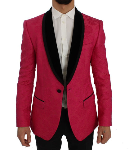 Blazer monopetto in broccato floreale di Dolce &amp; Gabbana