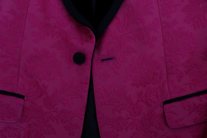 Blazer monopetto in broccato floreale di Dolce &amp; Gabbana