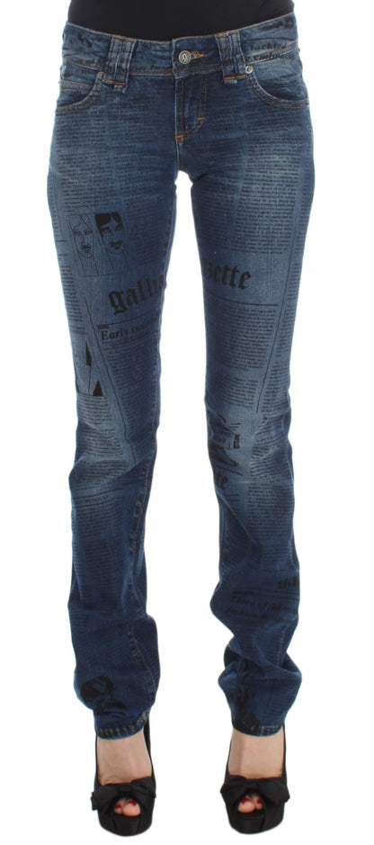 Jeans John Galliano eleganti e slim in denim bootcut