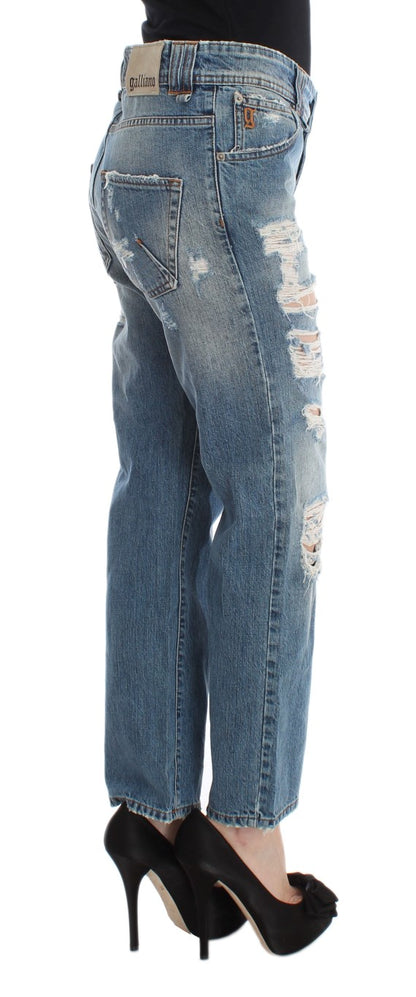 Jeans John Galliano Chic Boyfriend lavaggio blu