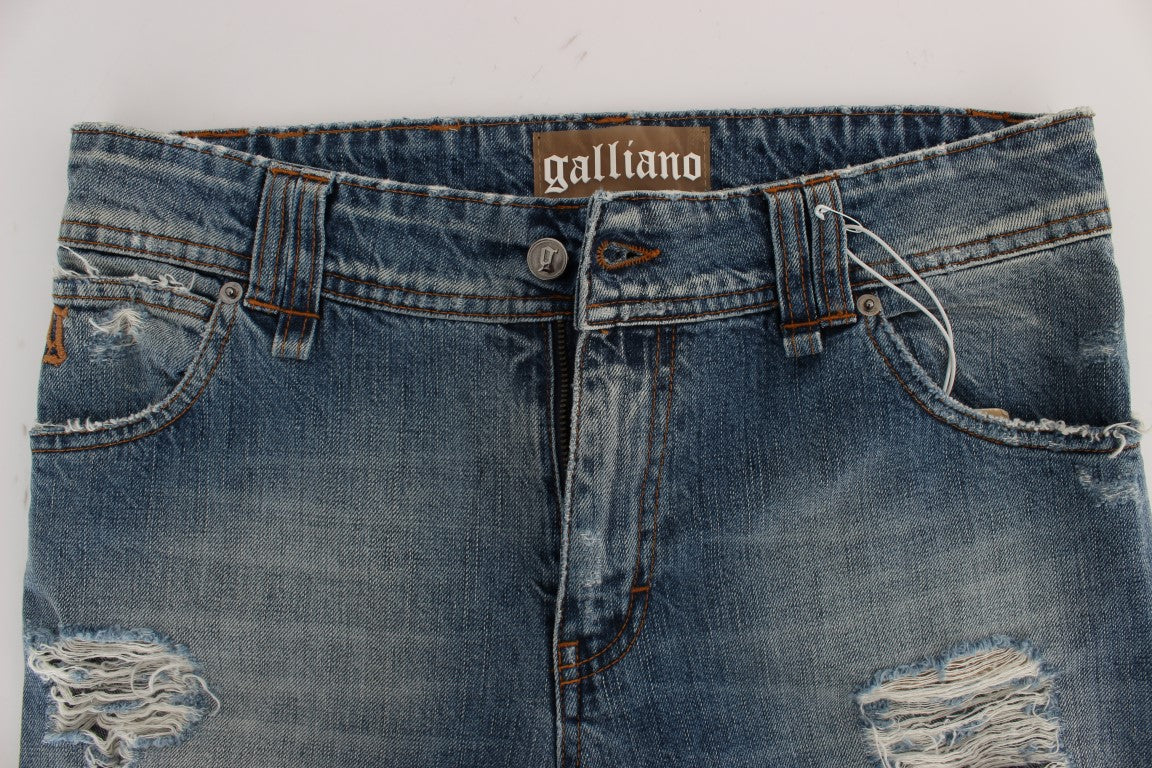 Jeans John Galliano Chic Boyfriend lavaggio blu