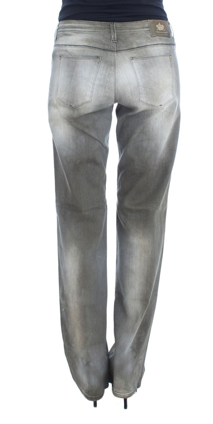 Jeans Boyfriend Ermanno Scervino Chic Lavaggio Grigio