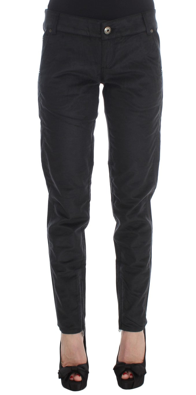 Ermanno Scervino Pantalone Chic Nero Regular Fit