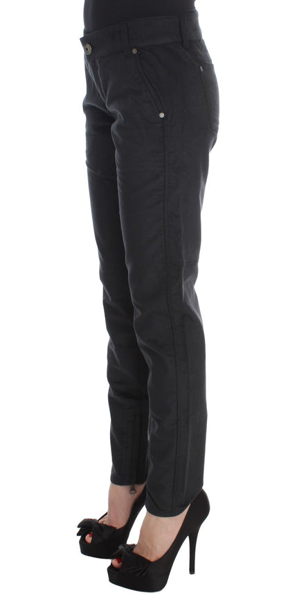 Ermanno Scervino Pantalone Chic Nero Regular Fit