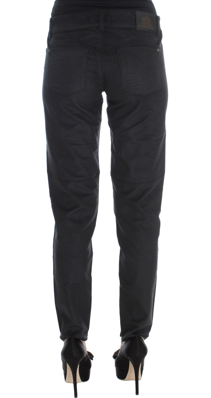 Ermanno Scervino Pantalone Chic Nero Regular Fit