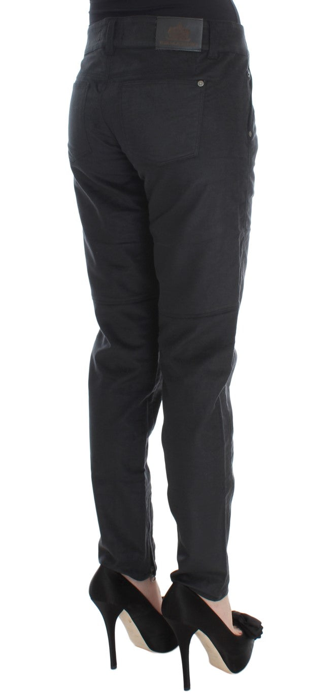 Ermanno Scervino Pantalone Chic Nero Regular Fit