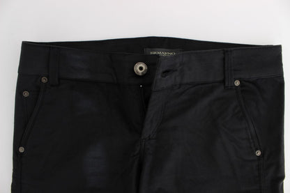 Ermanno Scervino Pantalone Chic Nero Regular Fit