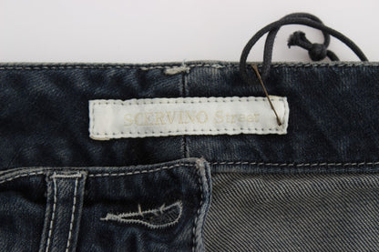 Ermanno Scervino Jeans italiani slim fit blu chic