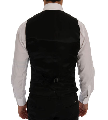 Completo da abito slim fit blu e nero elegante Dolce &amp; Gabbana