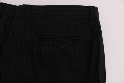 Pantaloni eleganti a righe blu Dolce &amp; Gabbana