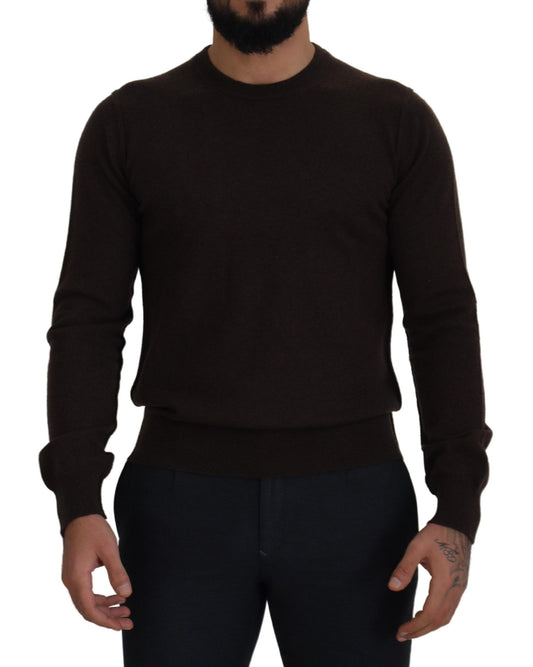 Dolce &amp; Gabbana Elegante Maglione Girocollo in Cashmere