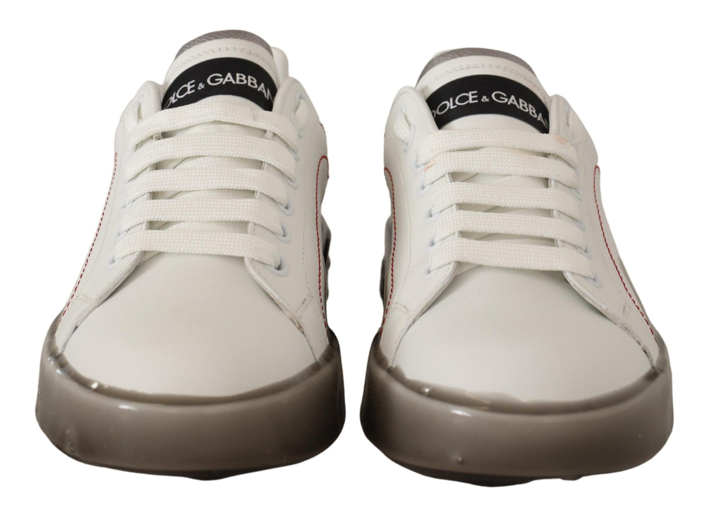 Dolce &amp; Gabbana Sneakers Eleganti in Pelle Bianca