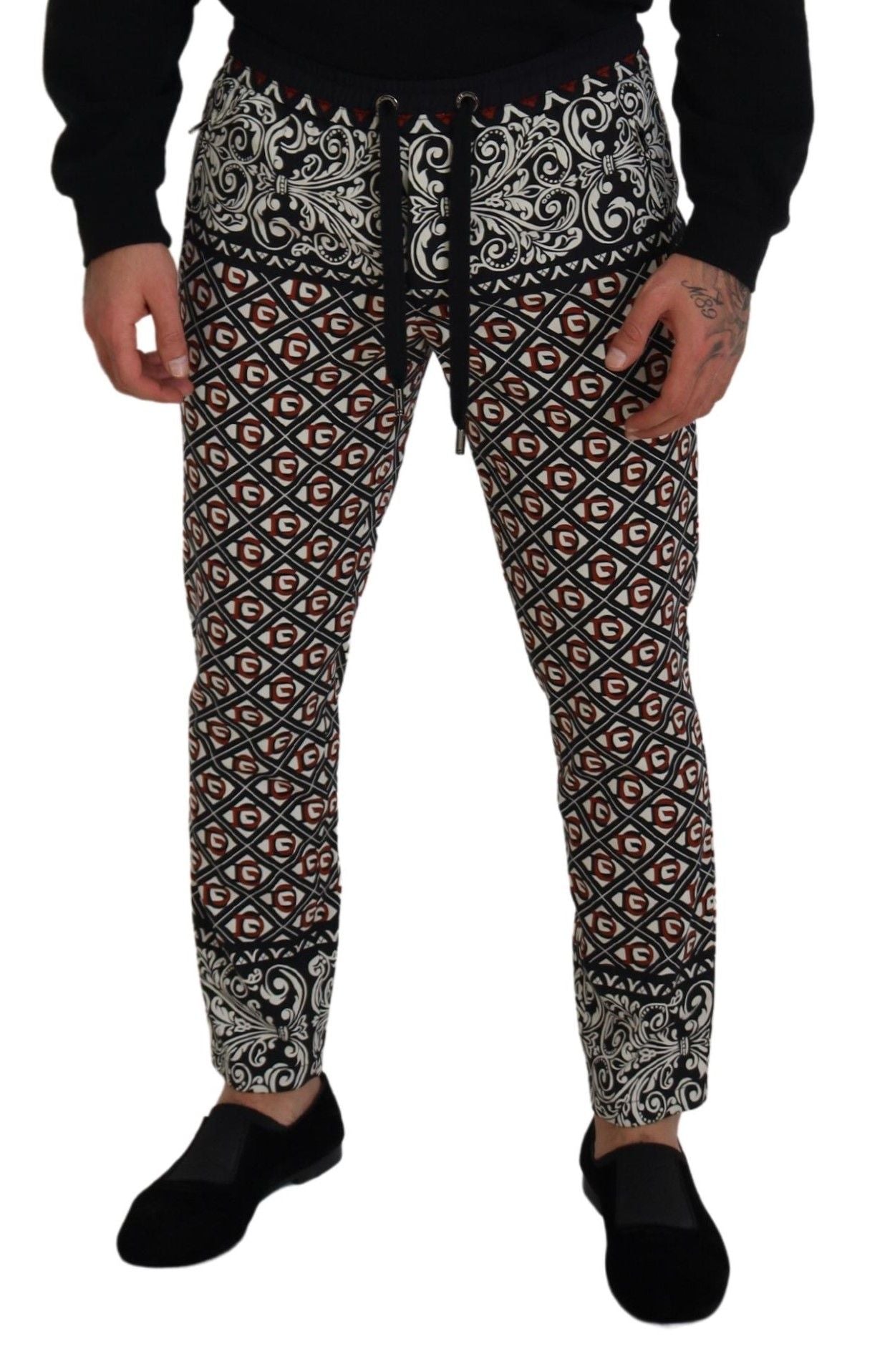 Pantaloni da jogging eleganti multicolor Dolce &amp; Gabbana