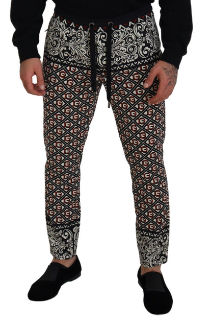 Pantaloni da jogging eleganti multicolor Dolce &amp; Gabbana