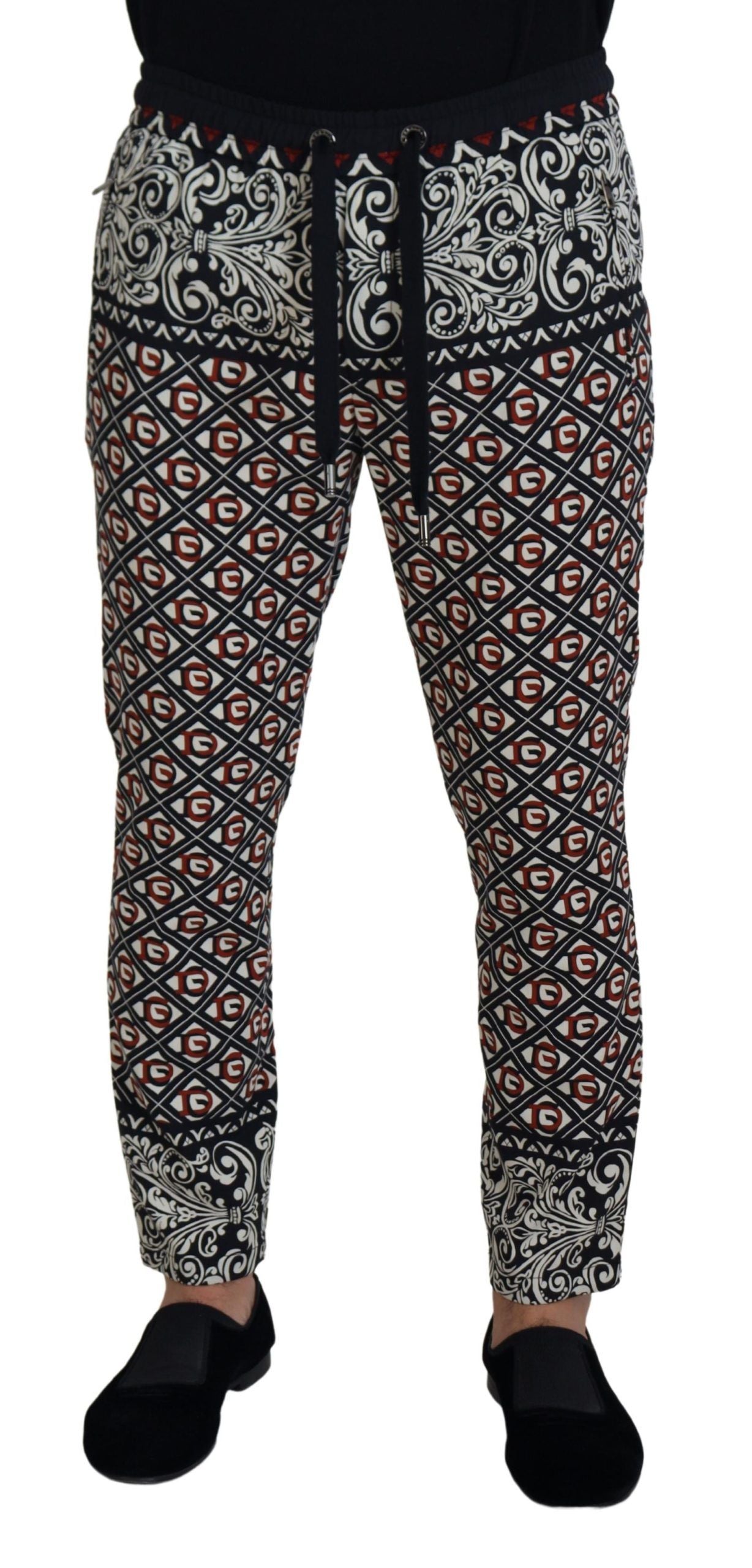 Pantaloni da jogging eleganti multicolor Dolce &amp; Gabbana