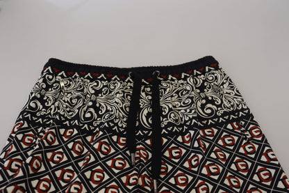 Pantaloni da jogging eleganti multicolor Dolce &amp; Gabbana