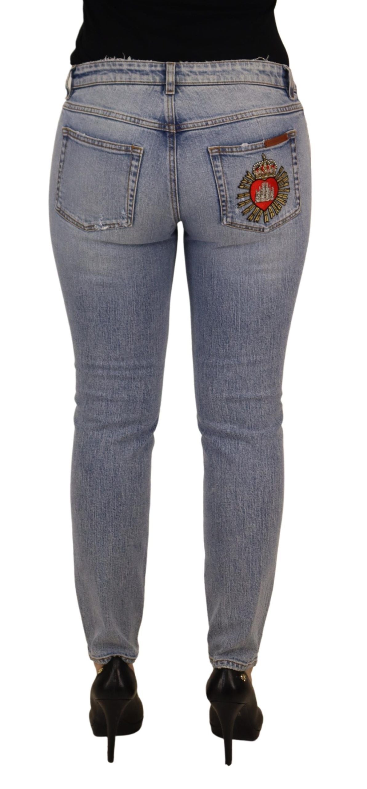 Dolce &amp; Gabbana Denim elegante skinny fit per uno stile sofisticato