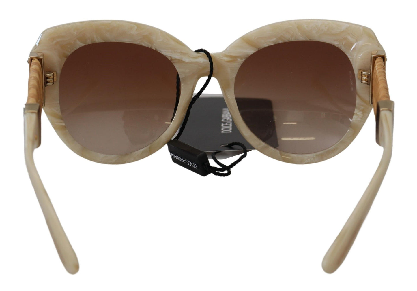 Occhiali da sole da donna Dolce &amp; Gabbana in acetato beige chic