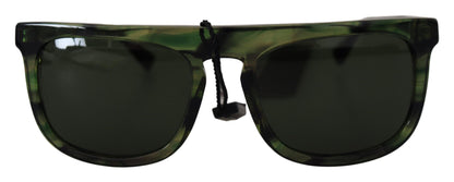 Occhiali da sole da donna Dolce &amp; Gabbana Chic in acetato verde