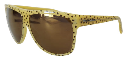 Occhiali da sole quadrati Stellar Chic Dolce &amp; Gabbana in giallo