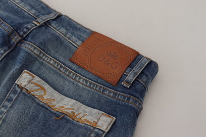 Dolce &amp; Gabbana Jeans eleganti slim fit in denim italiano