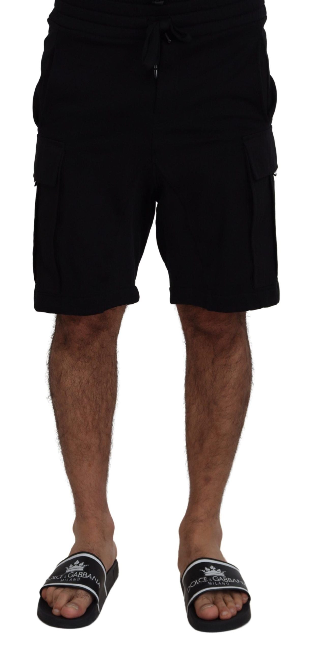 Dolce & Gabbana Elevate Your Summer: Classic Black Bermuda Shorts