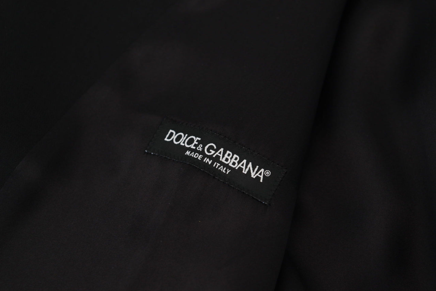 Dolce &amp; Gabbana Элегантное черное однобортное платье-жилет