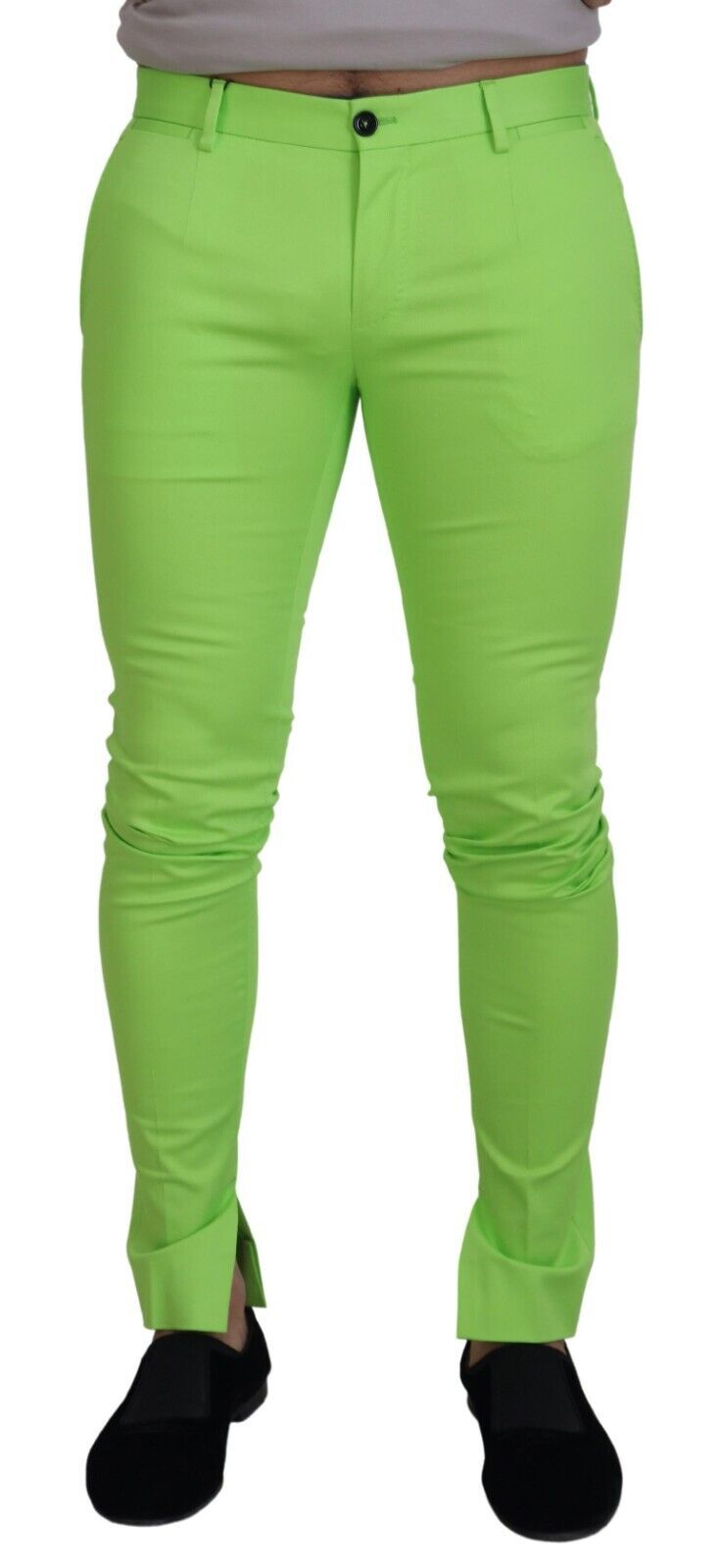 Dolce &amp; Gabbana Chino eleganti in cotone verde chiaro