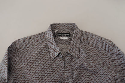 Camicia formale elegante slim fit in cotone Dolce &amp; Gabbana