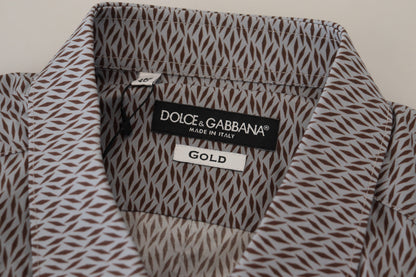 Camicia formale elegante slim fit in cotone Dolce &amp; Gabbana