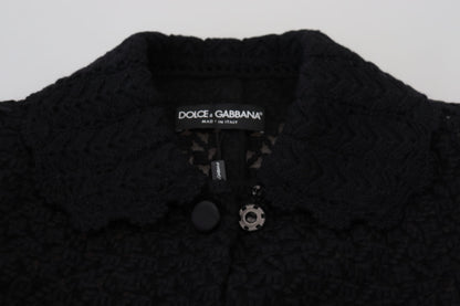 Giacca lunga classica in maglia abbottonata Dolce &amp; Gabbana