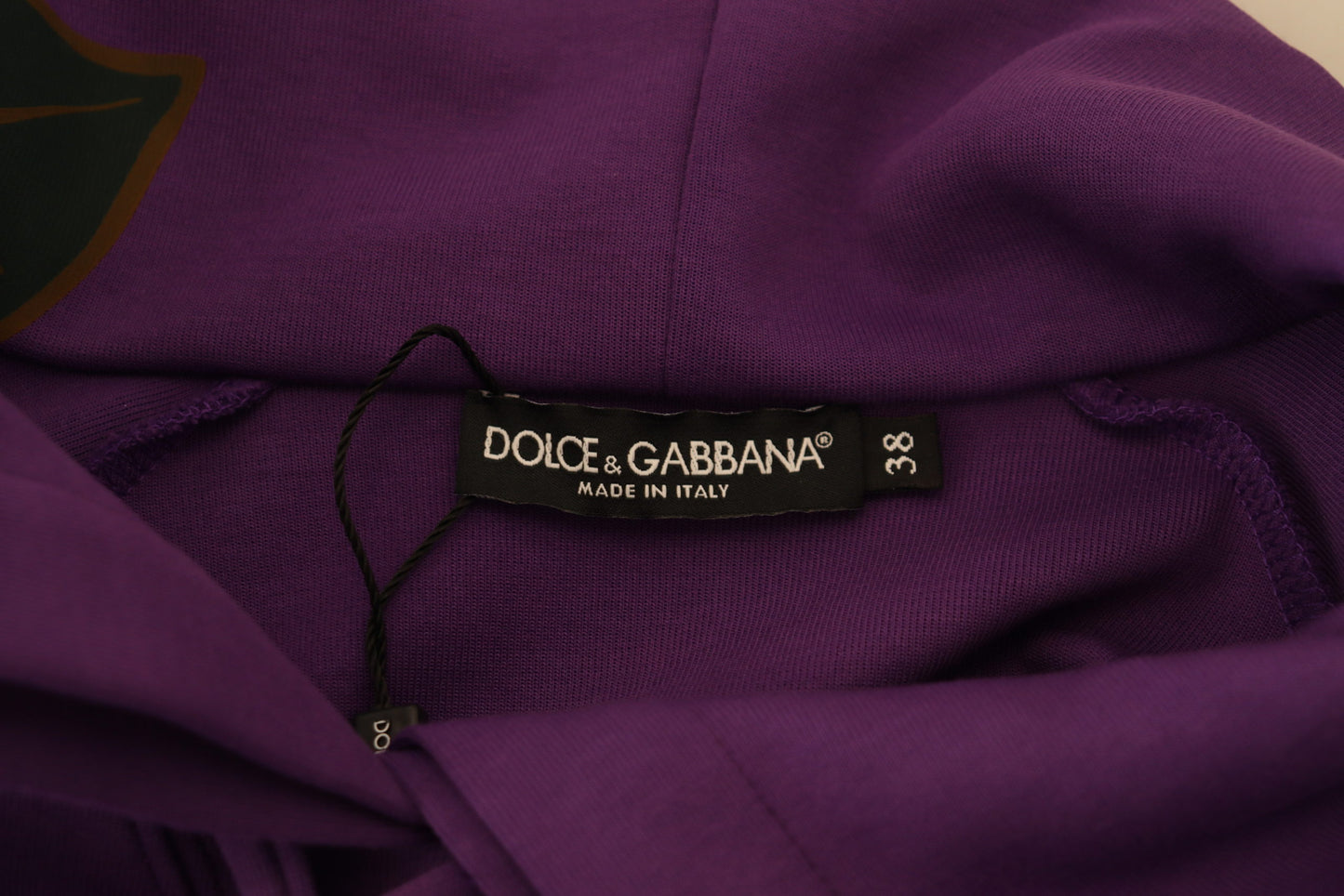 Dolce &amp; Gabbana Elegante maglione pullover floreale viola